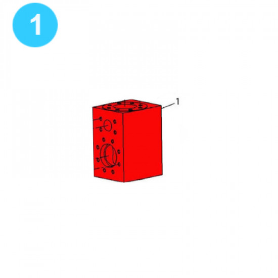 item#1 PZ-9 Fluid-end and Cylinder Parts Gardner Denver Style Cylinder Fluid 5000 psi image