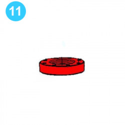 item#11 PZ-7 Fluid-end and Cylinder Parts Gardner Denver Style Ring Valve Cover item#11 PZ-7 Fluid-end and Cylinder Parts Gardner Denver Style Ring Valve Cover