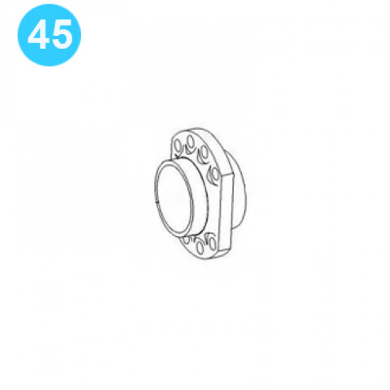 item#45 PZ-7 Fluid-end and Cylinder Parts Gardner Denver Style Clamp, Liner PZ-7 Fluid End & Cylinder Parts image