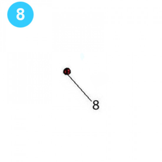 item#8 PZ-8 Fluid-end and Cylinder Parts Gardner Denver Style Nut, Valve cover ring image