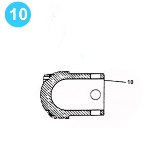 item#10 F-750 and FA-750 Fluid-End Assembly Continental Emsco Cylinder Head F-750 & FA-750 Fluid End Assembly image