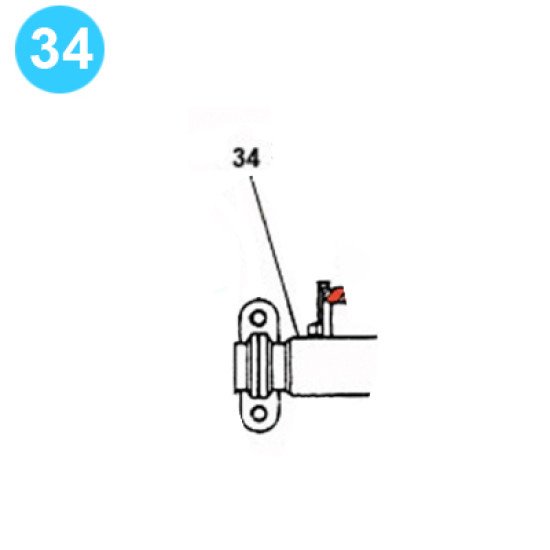 item#34 F-750 and FA-750 Fluid-End Assembly Continental Emsco Style Piston Rod F-750 & FA-750 Fluid End Assembly image
