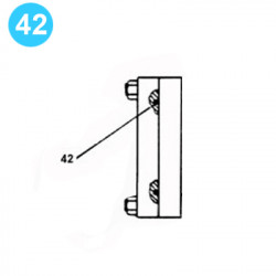 item#42 F-750 and FA-750 Fluid-End Assembly Continental Emsco Style O-Ring (Suction Flange)