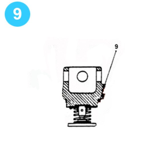 item#9 F-750 and FA-750 Fluid-End Assembly Continental Emsco Cover Seal F-750 & FA-750 Fluid End Assembly image