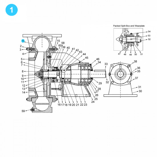 Showing image for item#1 Mission Style. Sizes: 8x6x18; 12x10x23; 14x12x22 (7500 GPM - 500 HP) Casing, 12x10x23 item#1 Mission Style. Sizes: 8x6x18; 12x10x23; 14x12x22 (7500 GPM - 500 HP) Casing, 12x10x23 Mission Style- Magnum XP image