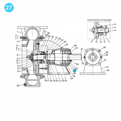 item#27 Mission Style. Sizes: 8x6x18; 12x10x23; 14x12x22 (7500 GPM - 500 HP) Lock Washer item#27 Mission Style. Sizes: 8x6x18; 12x10x23; 14x12x22 (7500 GPM - 500 HP) Lock Washer