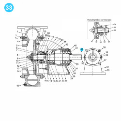 item#33 Mission Style. Sizes: 8x6x18; 12x10x23; 14x12x22 (7500 GPM - 500 HP) Key, Coupling item#33 Mission Style. Sizes: 8x6x18; 12x10x23; 14x12x22 (7500 GPM - 500 HP) Key, Coupling