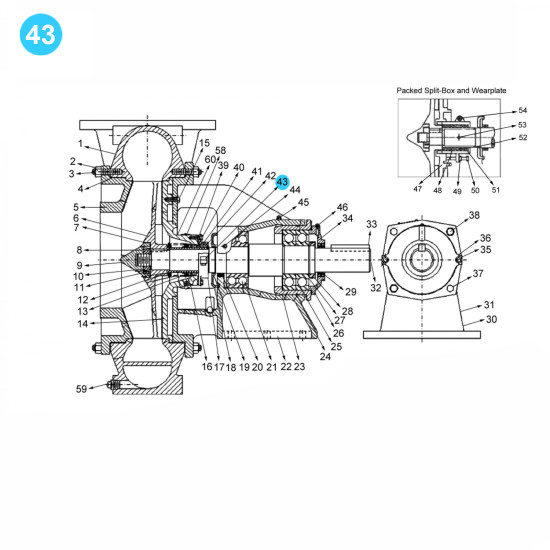 Showing image for item#43 Mission Style. Sizes: 8x6x18; 12x10x23; 14x12x22 (7500 GPM - 500 HP) Screw, Cap item#43 Mission Style. Sizes: 8x6x18; 12x10x23; 14x12x22 (7500 GPM - 500 HP) Screw, Cap image