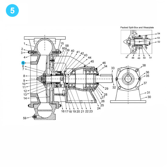 Showing image for item#5 Mission Style. Sizes: 8x6x18; 12x10x23; 14x12x22 (7500 GPM - 500 HP) Cover, Front item#5 Mission Style. Sizes: 8x6x18; 12x10x23; 14x12x22 (7500 GPM - 500 HP) Cover, Front Mission Style- Magnum XP image