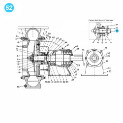 item#52 Mission Style. Sizes: 8x6x18; 12x10x23; 14x12x22 (7500 GPM - 500 HP) Latern Ring Half item#52 Mission Style. Sizes: 8x6x18; 12x10x23; 14x12x22 (7500 GPM - 500 HP) Latern Ring Half