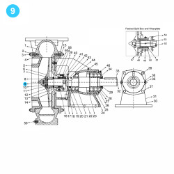 item#9 Mission Style. Sizes: 8x6x18; 12x10x23; 14x12x22 (7500 GPM - 500 HP) Nose, Impeller item#9 Mission Style. Sizes: 8x6x18; 12x10x23; 14x12x22 (7500 GPM - 500 HP) Nose, Impeller