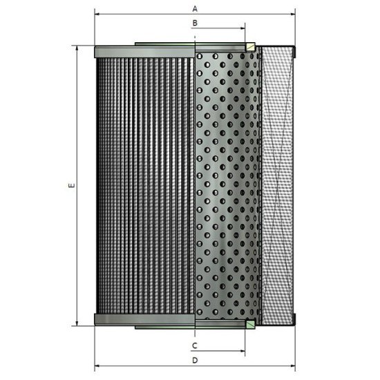 Showing image for ParFit™ Interchange and Parker Replacement Element - Type 19 ParFit™ Interchange and Parker Replacement Element - Type 19 Hydraulic & Fuel Filtration image