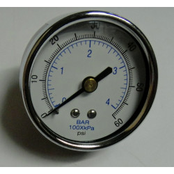 1/4 Gauge 0-60PSI, PN: 11526