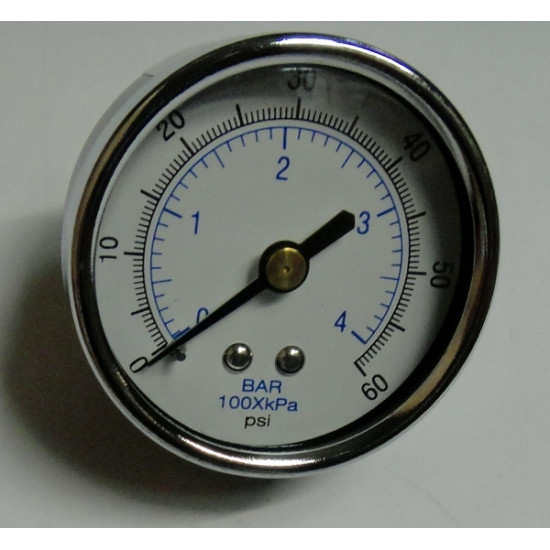 1/4 Gauge 0-60PSI, PN: 11526 image