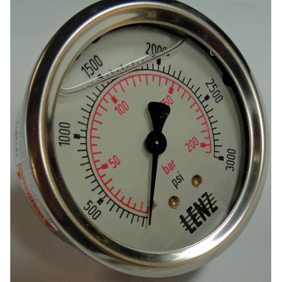 Gauge 0-3000, PN: AFC-3M-25RC, PN: AFC-3M-25RC-FF, PN: AFC3M25RCFF Gauges image