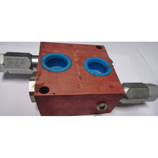 Dual Relief Valve, PN: MCD44-T8P-25A Common Oilfield Hydraulic Valves image