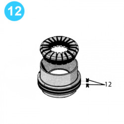 item#12 Annular MSP Hydril Style - 20" x 2000psi (20-3/4") "U" Seal Ring (Large) item#12 Annular MSP Hydril Style - 20" x 2000psi (20-3/4") "U" Seal Ring (Large)