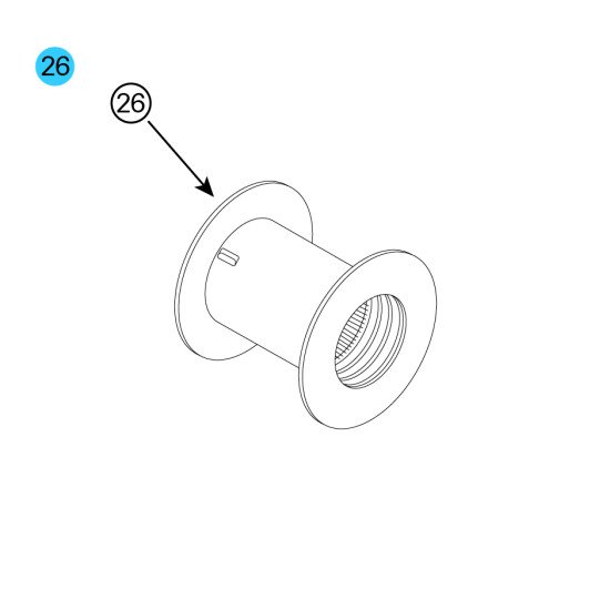 item#26 28842 CABLE DRUM (BG8A)