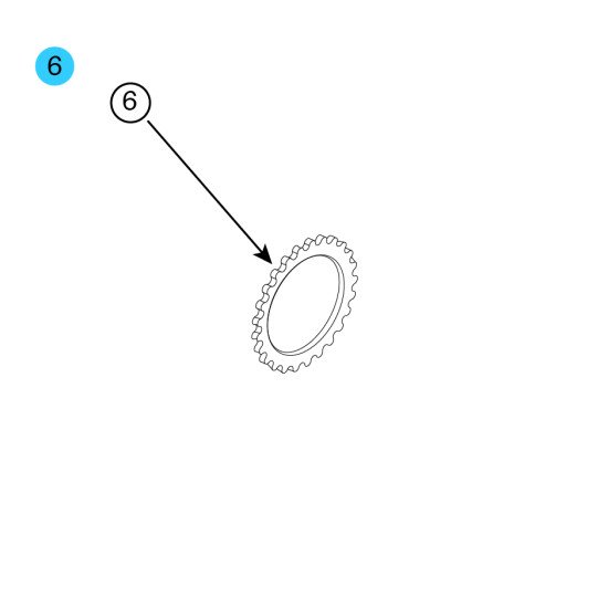 item#6 21029 STEEL DISC (BG8A)