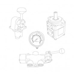 EO-GF 4" (100mm) 1/4 NPT with Standard Bottom Connection - Filled or Fillable
