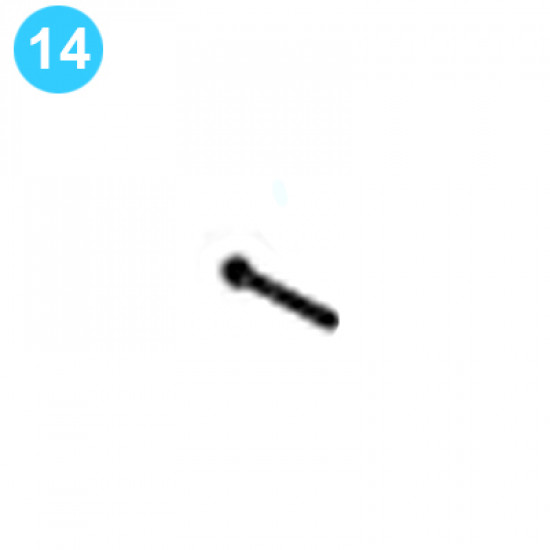 item#14 7 in - 15000 psi Type F BOP Cameron Style Pin. Cotter 7