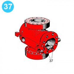 item#37 12 in - 3000 psi Type F BOP Cameron Style Fitting. Grease item#37 12 in - 3000 psi Type F BOP Cameron Style Fitting. Grease