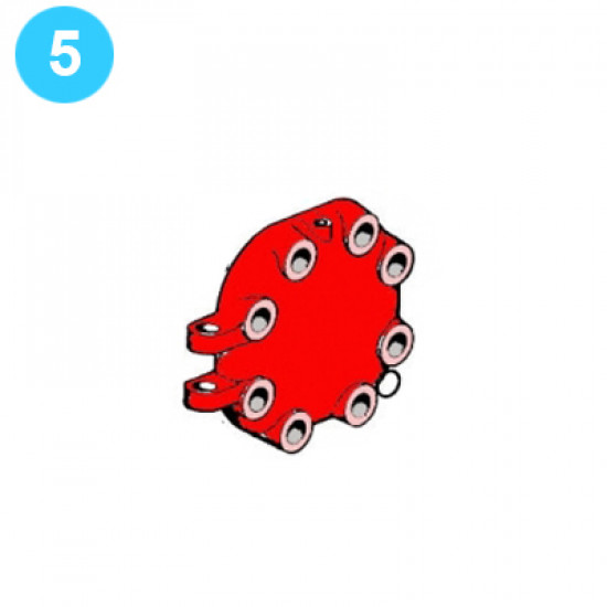 item#5 12 in - 3000 psi Type F BOP Cameron Style Bonnet. Left Hand image