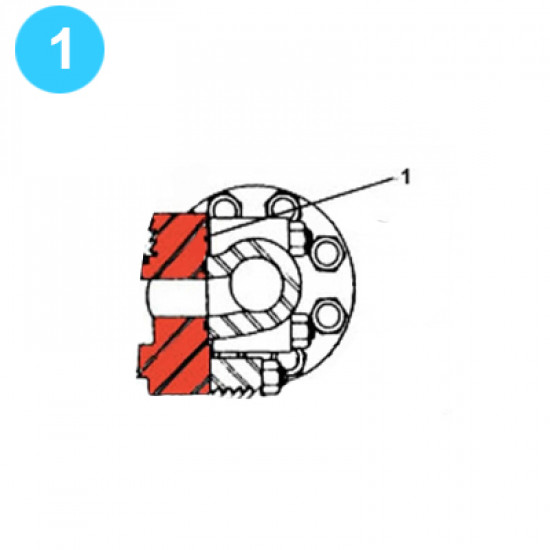 item#1 F-350 Fluid-End Continental Emsco Style Fluid-End Studded F-350 Fluid End Assembly image