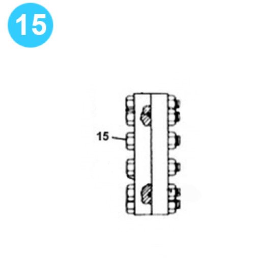item#15 F-350 Fluid-End Continental Emsco Style 1