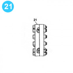 item#21 F-650 Fluid-End Assembly Continental Emsco Style Suction Flange