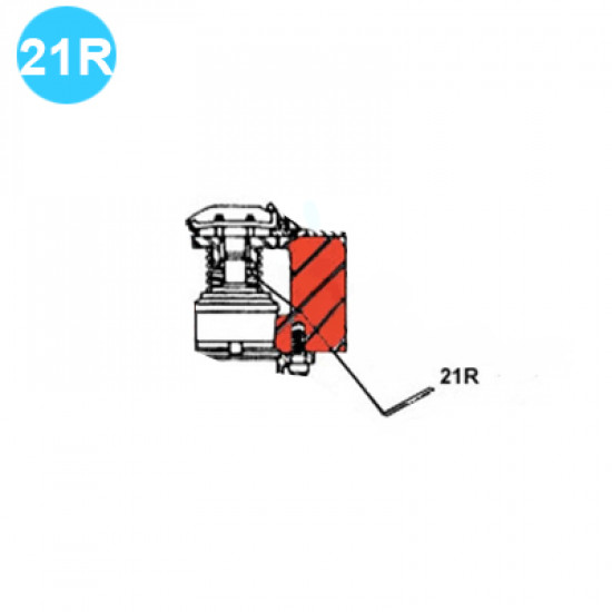 item#R21 F-350 Fluid-End Continental Emsco Style Lower Valve Guide Bushing F-350 Fluid End Assembly image
