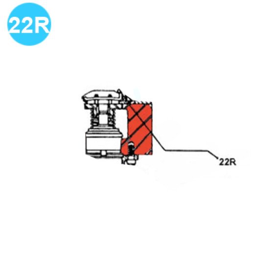 item#R22 F-350 Fluid-End Continental Emsco Style Lower Valve image