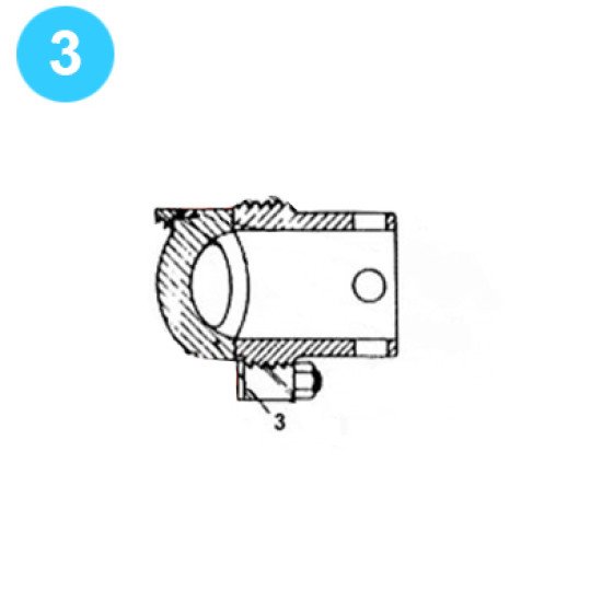 item#3 F-350 Fluid-End Continental Emsco Style Cylinder Head Plug F-350 Fluid End Assembly image