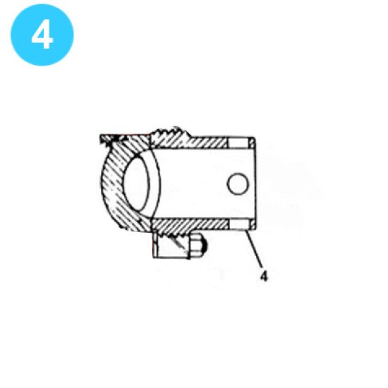 item#4 F-350 Fluid-End Continental Emsco Style Cylinder Head image