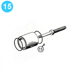 item#15 Ram LWS Shaffer Style - 6" x 3000psi (7-1/16") Single/Double O-Ring, Cylinder Manifold Port item#15 Ram LWS Shaffer Style - 6" x 3000psi (7-1/16") Single/Double O-Ring, Cylinder Manifold Port
