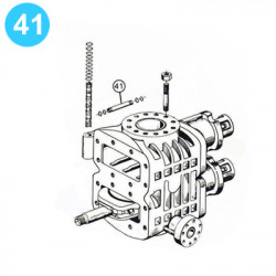item#41 Ram LWS Shaffer Style - 10" x 3000psi (11") Single/Double Hinge Bracket-Straight 	 item#41 Ram LWS Shaffer Style - 10" x 3000psi (11") Single/Double Hinge Bracket-Straight