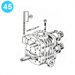 item#45 Ram LWS Shaffer Style - 10" x 3000psi (11") Single/Double O-Ring, Hinge Pin item#45 Ram LWS Shaffer Style - 10" x 3000psi (11") Single/Double O-Ring, Hinge Pin