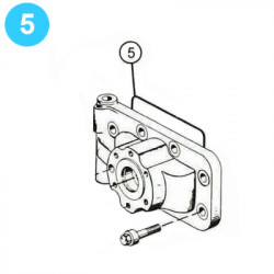 item#5 Ram LWS Shaffer Style - 6" x 5000psi (7-1/16") Single/Double O-Ring, Door item#5 Ram LWS Shaffer Style - 6" x 5000psi (7-1/16") Single/Double O-Ring, Door