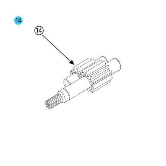Showing image for 312-2907-740 Shaft/Gear Set 1” Keyed, ED-1135M-3-07, 3/4” 312-2907-740 Shaft/Gear Set 1” Keyed, ED-1135M-3-07, 3/4” image
