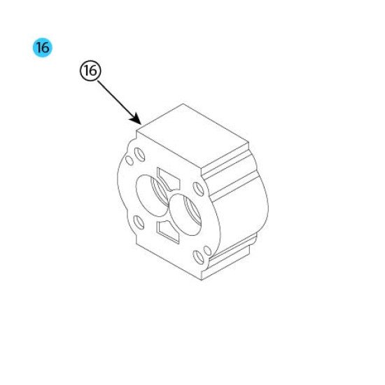 312-7740-100 Motor Bearing Carrier Blank, Doweled image
