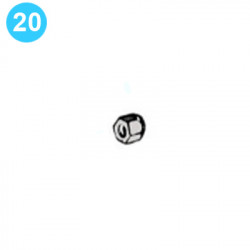 item#20 10 in - 3000 psi Type QRC BOP Cameron Style Nut. Piston Rod (Elastic Stop)