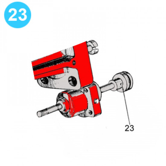 item#23 8 in - 5000 psi Type QRC BOP Cameron Style Pin. Cotter (Piston to Piston Rod) image