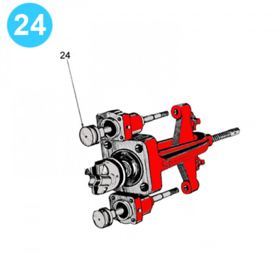 item#24 8 in - 3000 psi Type QRC BOP Cameron Style Piston image