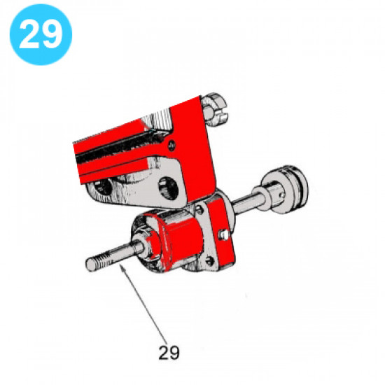item#29 8 in - 3000 psi Type QRC BOP Cameron Style Rod. Piston 8