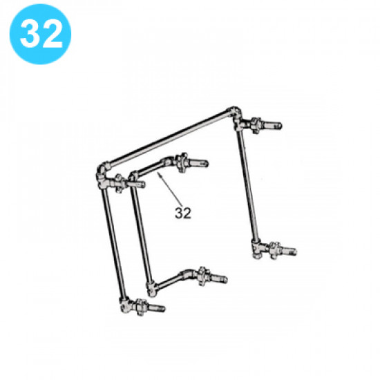 item#32 8 in - 5000 psi Type QRC BOP Cameron Style Manifold. Operating (Unitized) image