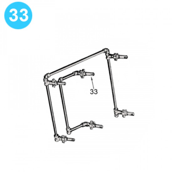 item#33 8 in - 5000 psi Type QRC BOP Cameron Style Nipple. Manifold to Cylinder 8