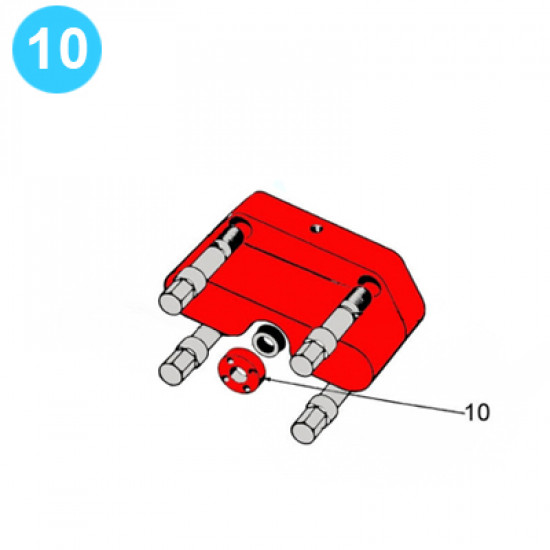 item#10 10 in - 3000 psi Type SS BOP Cameron Style Gland. Locking Screw Seal 10