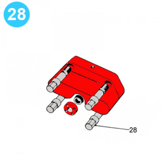 item#28 10 in - 5000 psi Type SS BOP Cameron Style Screw Capstan 10