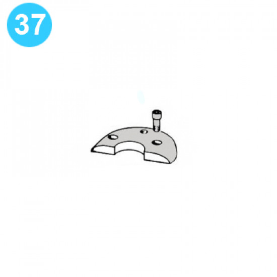 item#37 6 in - 5000 psi Type SS BOP Cameron Style Upper Ram Seg. image