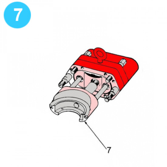 item#7 8 in - 5000 psi Type SS BOP Cameron Style Carrier. Ram 8